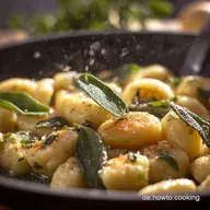 Gnocchi Rezept: Die samtenen Kartoffelkl&ouml;&szlig;chen mit Salbei-Butter