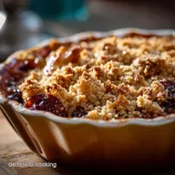Pflaumencrumble mit karamellisierten Haseln&uuml;ssen: Das beste Herbst-Rezept
