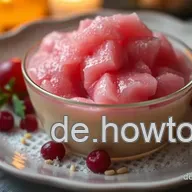 Pistazien K&uuml;chlein mit Himbeersorbet &ndash; Verf&uuml;hrerisches Dessert f&uuml;r Feste