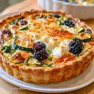 Pizza Bianca Brombeeren Zucchini (30 Min)
