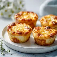 5-Minuten-Muffins mit 400 g Quark und Vanillepudding in 30 Min