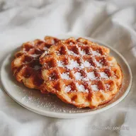 Rezept belgische Waffeln mit Hagelzucker in 35 Minuten