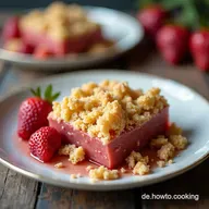 Rhabarber Crumble Haferflocken einfach Omas Rezept neu