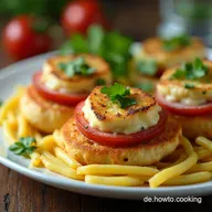 BlitzRezept Bl&auml;tterteigschnecken Schinken K&auml;se I Bl&auml;tterteigsc