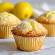 Zitronen Muffins mit Buttermilch und Natron