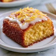 Saftiger Zitronen Kastenkuchen