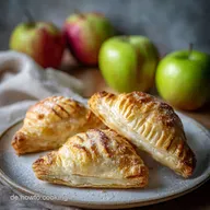 Das perfekte Sommer-Dessert: Schnelle und einfache Apfeltaschen mit Bl&auml;tterteig - Crispy Baked