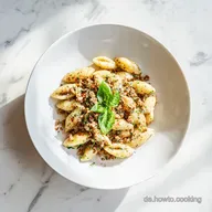 Schupfnudeln in Hack Gorgonzola Rahm