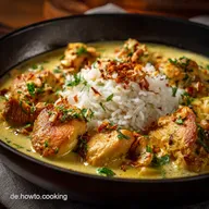 Schwarzer Pfeffer Knoblauch Chicken Curry: Der ultimative Kraftprotz