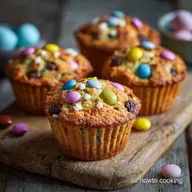 Smarties Muffins Rezept: Saftige Blitz-Muffins Backen