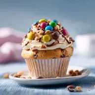 Smarties Muffins Saftiger Klassiker f&uuml;r Kindergeburtstag Kaffee