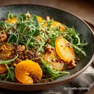 Der beste Linsensalat mit OrangenDattel Dressing Herzhaft Vegan