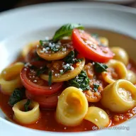 Tortellini Spinat Auflauf mit Tomaten Mein ItalienTraum