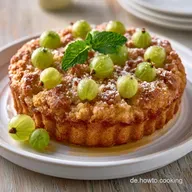Stachelbeerkuchen mit Streuseln: 14 Stk