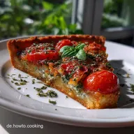 Tomaten-Tarte mit Parmesanboden: K&ouml;stliches Rezept f&uuml;r G&auml;ste