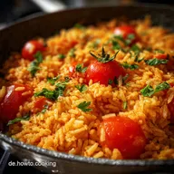 Tomatenreis wie beim Griechen: Frisch, Aromatisch & Locker in 25 Minuten