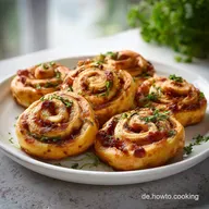 Vegane Pizzaschnecken Hefeteig: Fluffig & Herzhaft mit R&auml;uchertofu