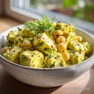 Veganer Eiersalat mit Tofu f&uuml;r 4 Portionen in 15 Minuten