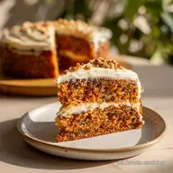 Veganer Karottenkuchen: Saftiges Rezept f&uuml;r 12 Portionen