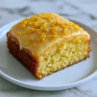 Saftiger Veganer Zitronenkuchen