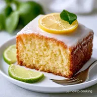 Saftiger Veganer Zitronenkuchen mit Dinkelmehl