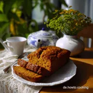 Veganes Krbisbrot Gesunder Krbiskuchen - Backen ohne Ei