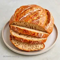 Saftiges Weizen-Dinkel-Brot mit Trockenhefe
