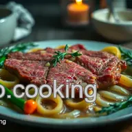 Leckeres Rindfleisch mit Zwiebelso&szlig;e: Ein Rezept f&uuml;r herzliche Abende