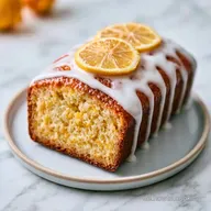 Saftiger Zitronenkuchen Kastenform mit Glasur
