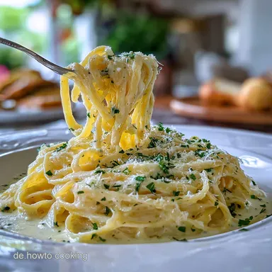 Alfredo Sauce in 15 Minutes | Hausgemachte Alfredo Sauce Rezept Rezeptkarte