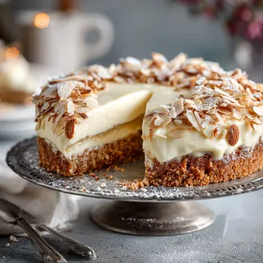 ApfelMascarponeTorte mit Mandelboden: Himmlische Cremigkeit Rezeptkarte
