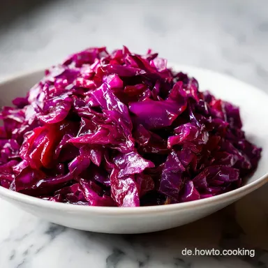 Apfelrotkohl Rezept Klassisch f&uuml;r 6 Portionen Rezeptkarte