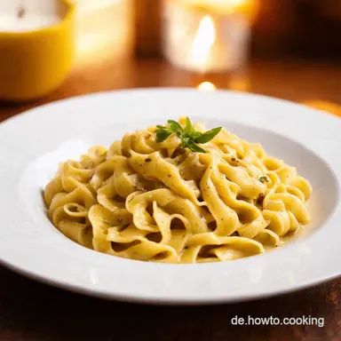 Nudeln mit Ei Omas Rezept blitzschnell lecker Rezeptkarte