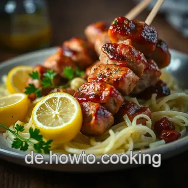 Souvlaki wie vom Griechen: Mein einfaches Rezept! Rezeptkarte