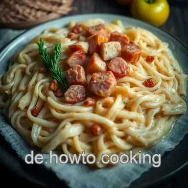 Himmlisches Bayrisch Kraut mit Speck und Wurst - Ein Familienliebling Rezeptkarte