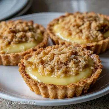 Streuseltaler mit Pudding: Wie vom B&auml;cker selber backen Rezeptkarte