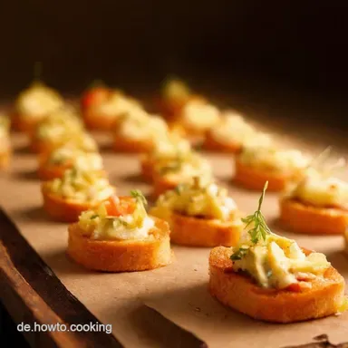 BlitzCanap&eacute;s 3 schnelle Rezepte f&uuml;r deine Party Rezeptkarte