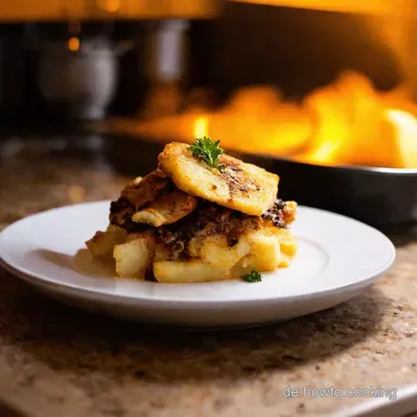 BlitzKartoffelbreiHackAuflauf Schnell Einfach zum Feierabend Rezeptkarte