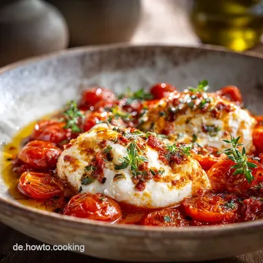 Schnelle Tomatenso&szlig;e mit Mozzarella Cremiger Genuss in 20 Minuten