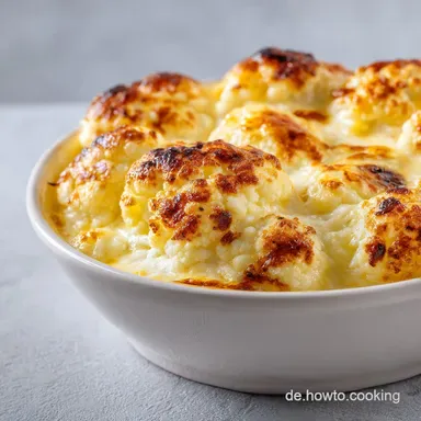 Blumenkohl-Auflauf mit 3 Eiern: Cremig Rezeptkarte