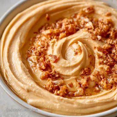 Blummus mit Kr&uuml;melcrunch f&uuml;r 4 Personen Rezeptkarte