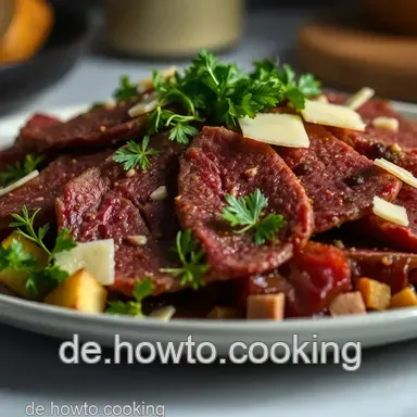 Einfaches & Zartes Bresaola: Mein Geheimrezept f&uuml;r perfekten Genuss Rezeptkarte