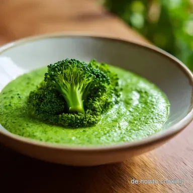 Brokkoli Sahneso&szlig;e in 25 Minuten Rezeptkarte