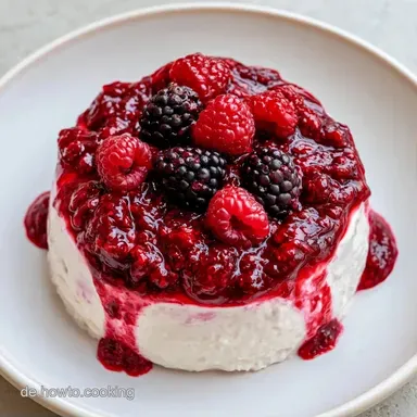 Brombeer-Panna Cotta f&uuml;r 6 Personen Rezeptkarte