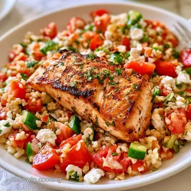 Bulgursalat Zu Gegrilltem Fisch In 30 Min Rezeptkarte