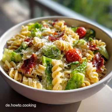 CaesarPastasalat Rezept: Cremig, Einfach Unwiderstehlich Rezeptkarte