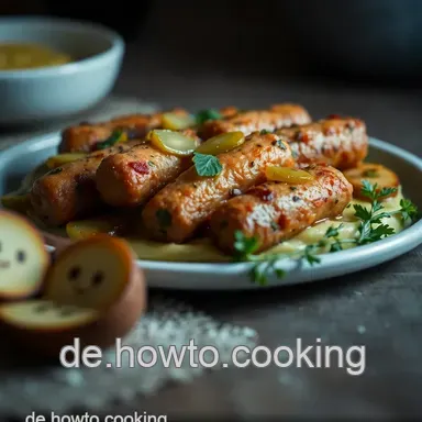 Saftige cevapcici aus der Hei&szlig;luftfritteuse &ndash; Einfach und Lecker! Rezeptkarte