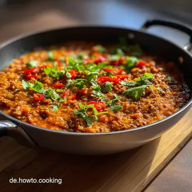 Chili sin Carne mit roten Linsen: Meal Prep Rezept