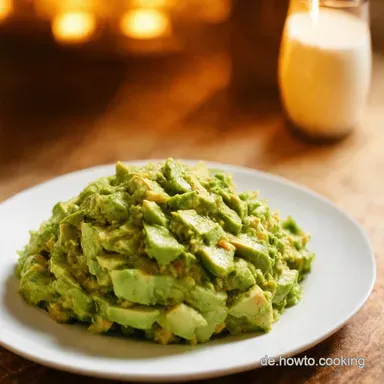 Cremiger Avocadosalat Mein schnelles Rezept für Genießer Rezeptkarte