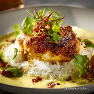 H&auml;hnchen Pasanda Rezept Der cremige MughlaiKlassiker f&uuml;r Feinschmecker Rezeptkarte